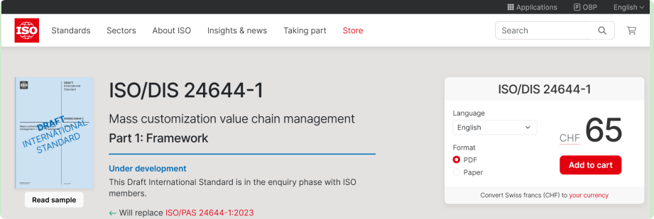 卡奥斯主导ISO大规模定制国际标准升级，DIS投票高票通过