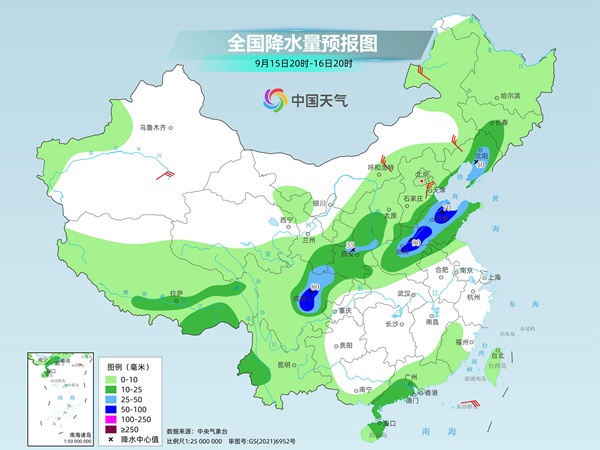 16日前后降雨预测