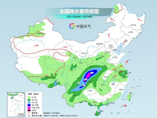 四川陕西强降雨卫星云图