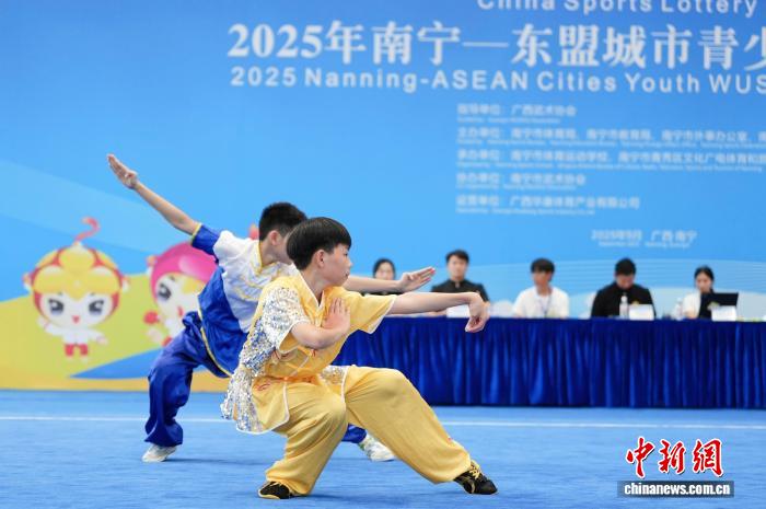 2025南宁—东盟青少年系列赛启幕 传统武术架起文化交流桥梁