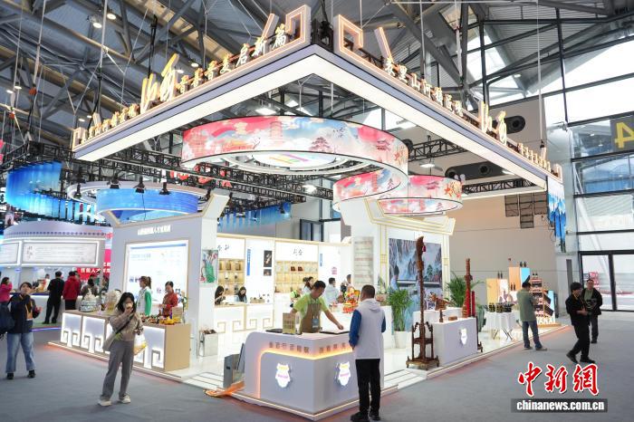 山西展区非遗展示现场