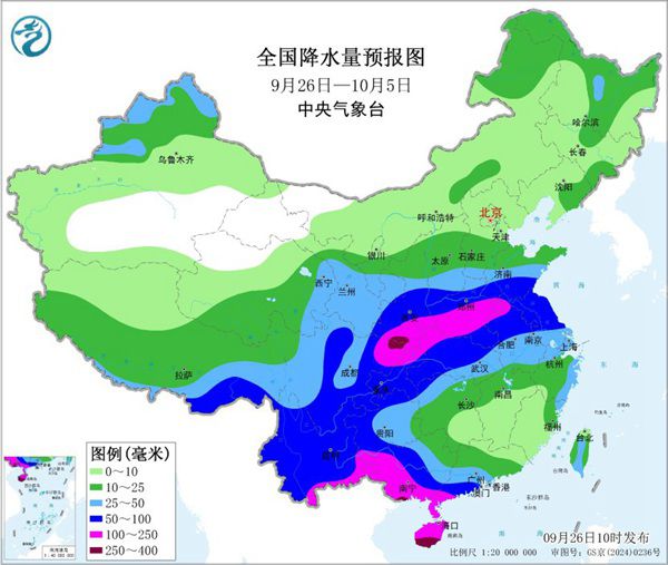 四川陕南降雨预警