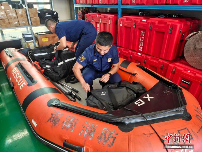 海南消防部门严阵以待 全力防御台风‘麦德姆’