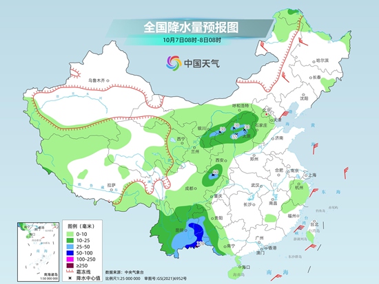 北方降雨频繁气温骤降 江南华南高温持续