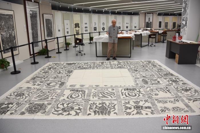 巩义石窟寺第四窟窟顶藻井拓片