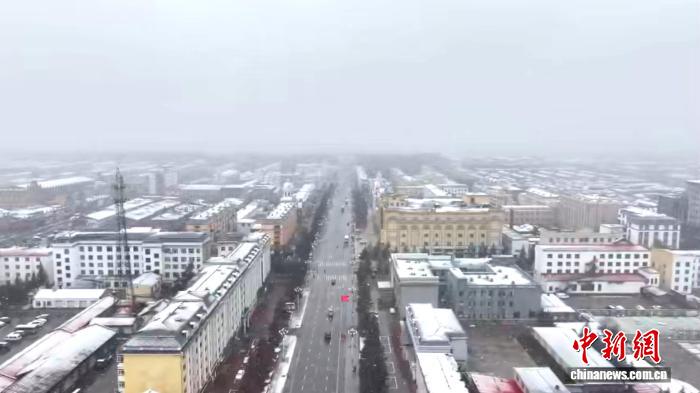 漠河首场大雪