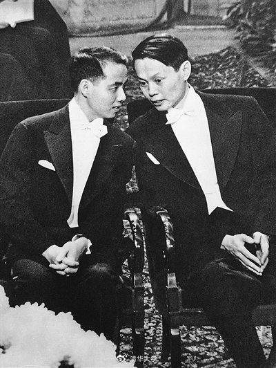 1957年诺贝尔奖颁奖现场