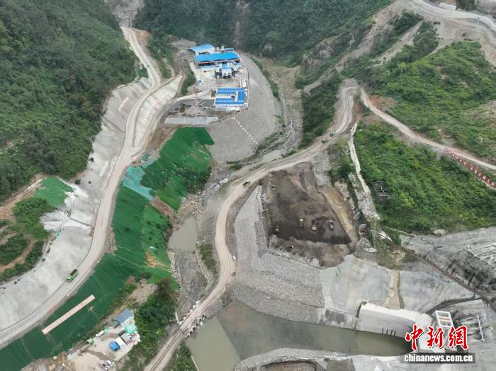 重庆向阳水库工程航拍图