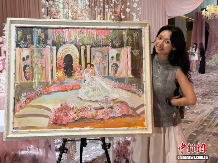 中国青年婚礼新趋势：情绪消费升温 婚礼绘画师成热门选择