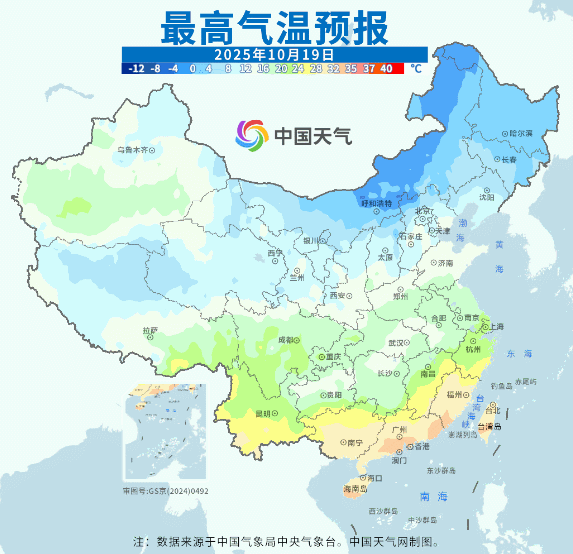 南方气温变化图