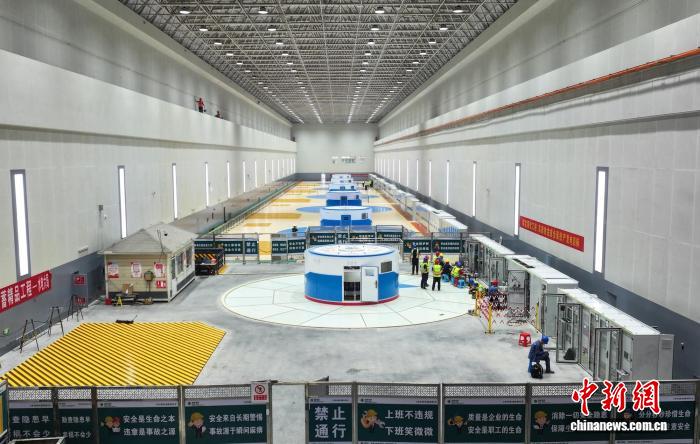 句容抽水蓄能电站机组厂房