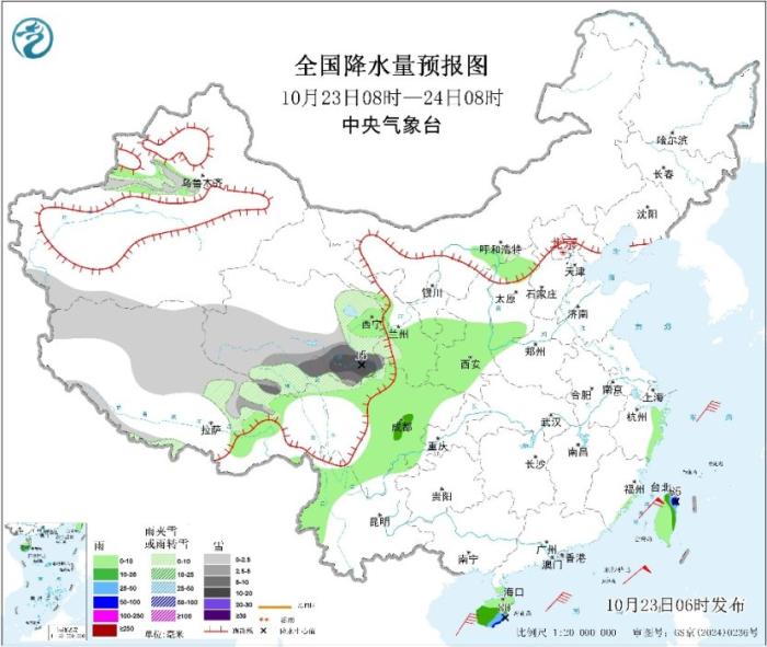 青藏高原东部降雪持续 大风黄色预警仍生效
