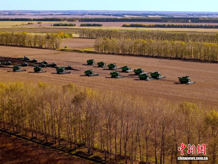 黑龙江省秋收圆满收官 收获时间较去年提前3天