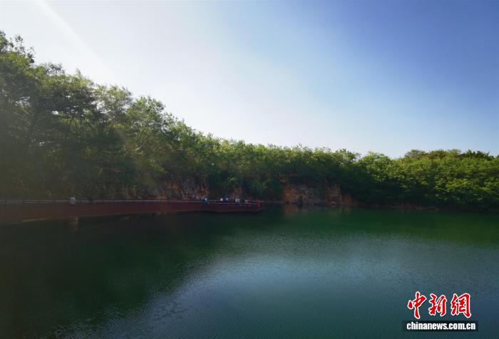 矿坑修复后景色