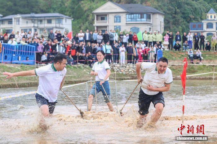 木碾犁田项目现场