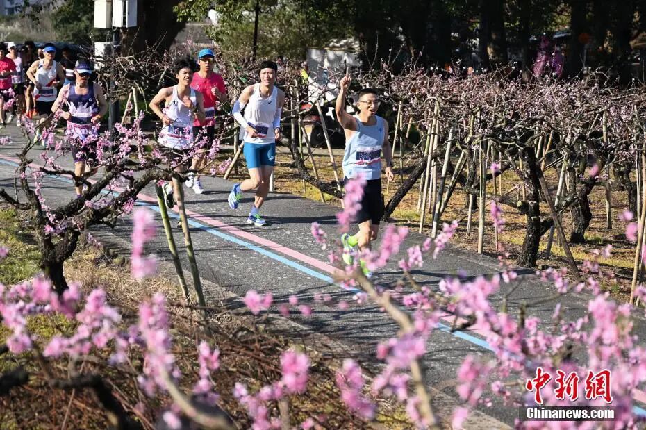 奉化马拉松现场
