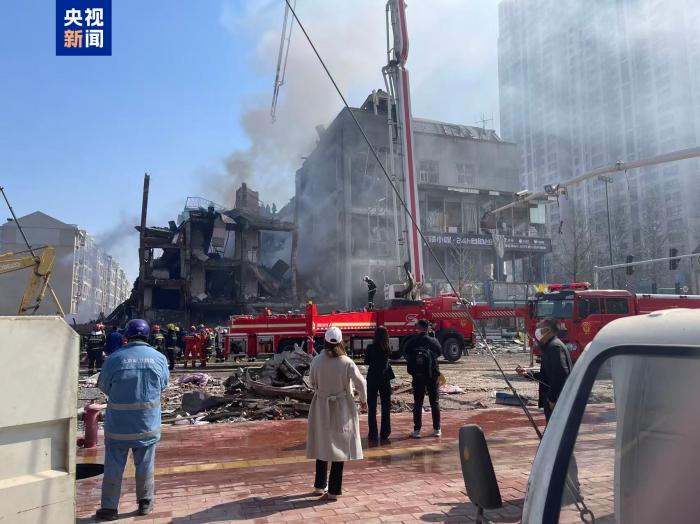 燕郊地铁爆燃事故现场