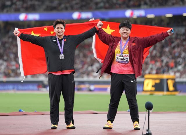 赵杰张家乐世锦赛摘银夺铜 中国女子链球开启黄金时代