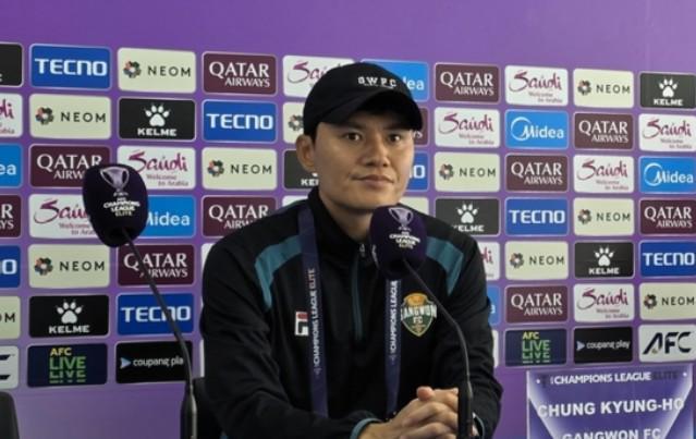 江原主帅郑暻镐：亚冠首战申花，全力以赴为球迷献胜