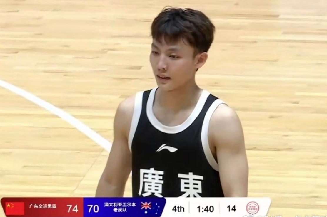 广东男篮76-76战平墨尔本老虎 徐杰21分成核心 张昊焦泊乔亮眼