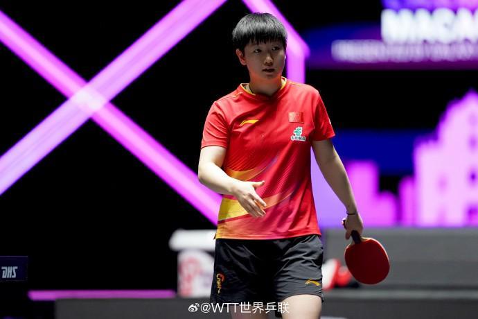 WTT澳门冠军赛：孙颖莎力克王曼昱，女单三度封王