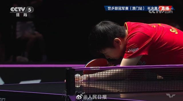 WTT澳门冠军赛：孙颖莎4-1胜蒯曼，女单决赛对阵王曼昱