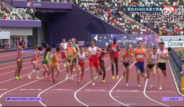 2025东京田径世锦赛：中国队混合4x400米接力首秀获第七