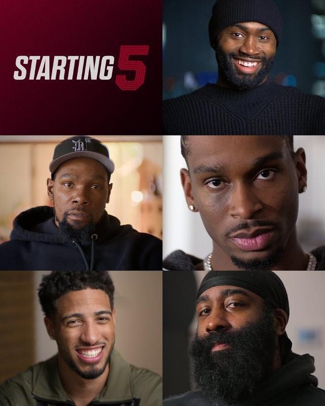 《Starting 5》第二季10月16日上线 聚焦KD、哈登等球星幕后故事