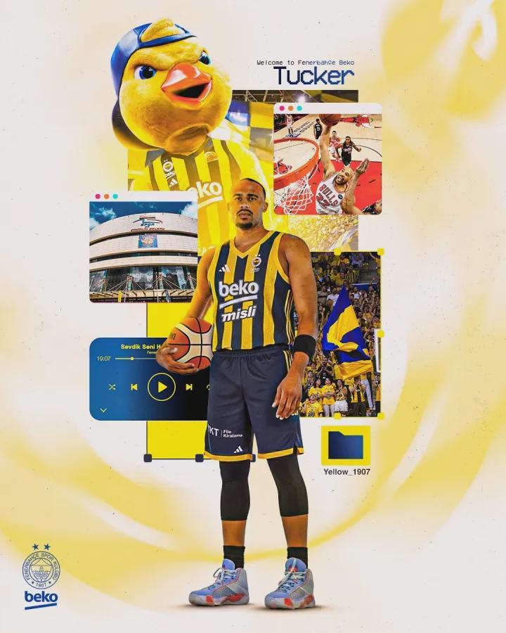 正式签约费内巴切！湖人旧将塔伦-霍顿-塔克告别NBA