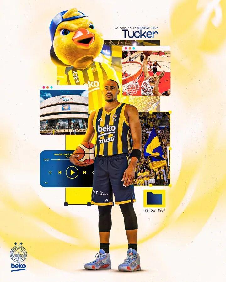 塔伦-霍顿-塔克正式加盟费内巴切，告别NBA开启新篇章