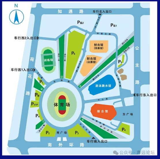 人车动线示意图