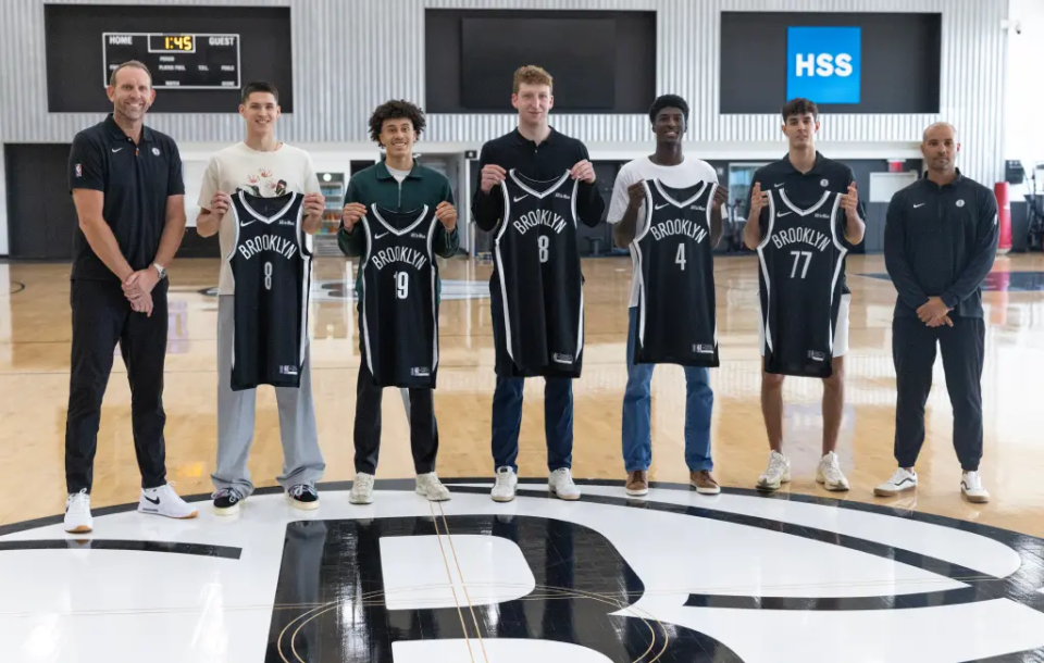 篮网创历史：单届选秀5位首轮秀，或成NBA最年轻球队