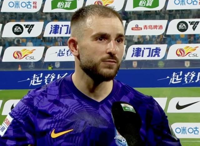 天津外援阿代米赛后发声：专注下一场，延续胜利势头