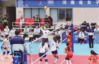 2025河南省女排联赛南赛区：八轮激战尽显巾帼风采
