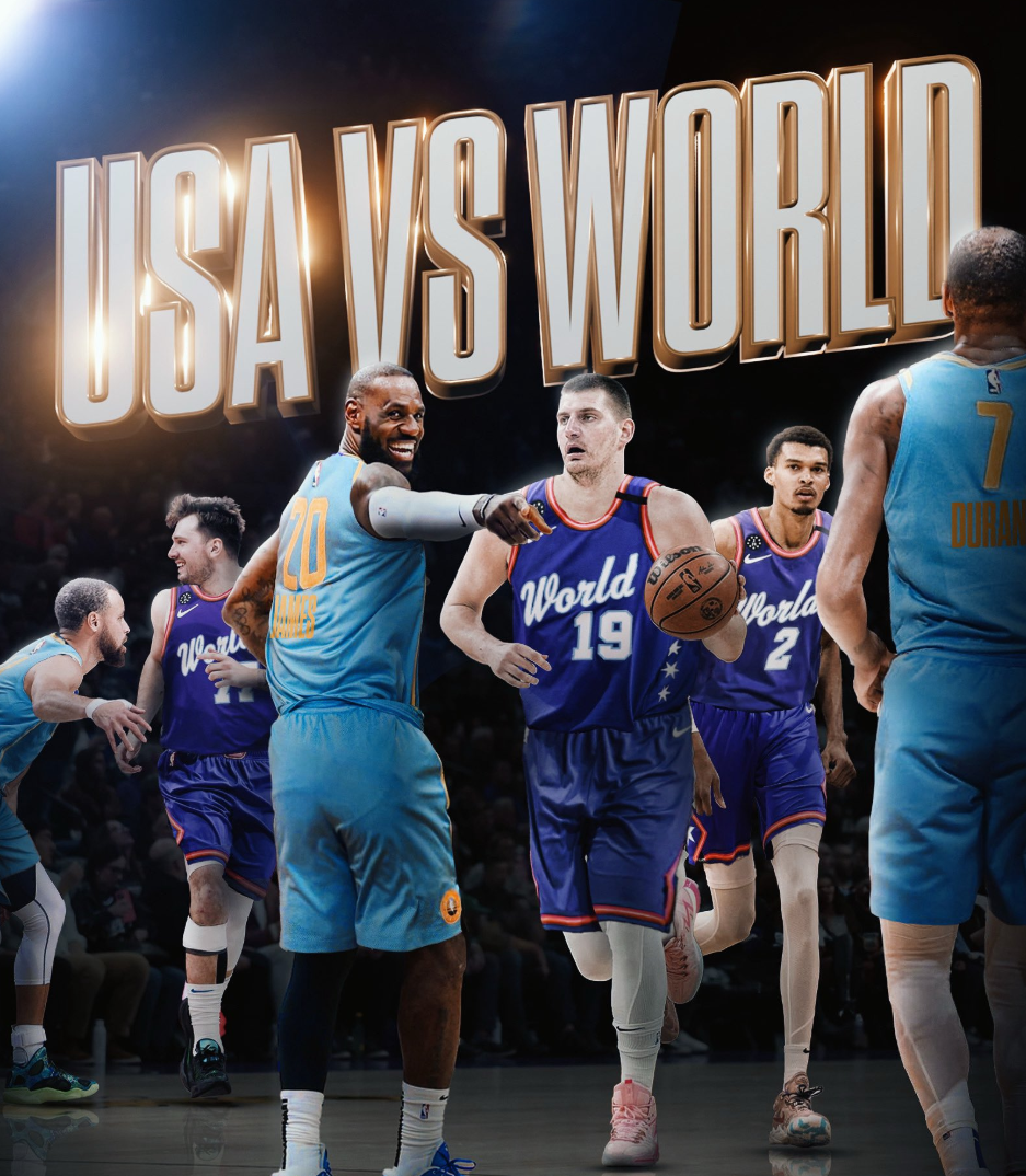 Shams爆料：2026年NBA全明星赛将启用美国队VS世界队新赛制