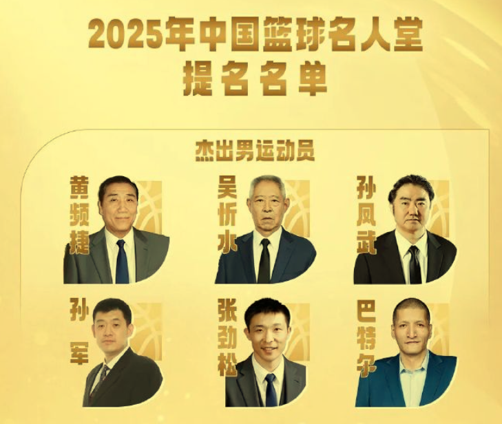 中国篮球名人堂提名揭晓：巴特尔、展淑萍领衔，姚明王芳暂未入围