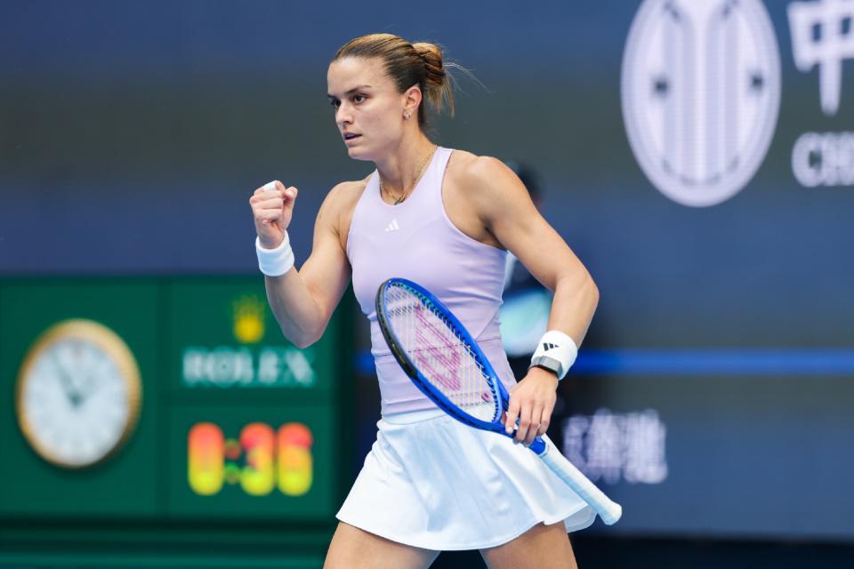 中国新星施晗比赛瞬间