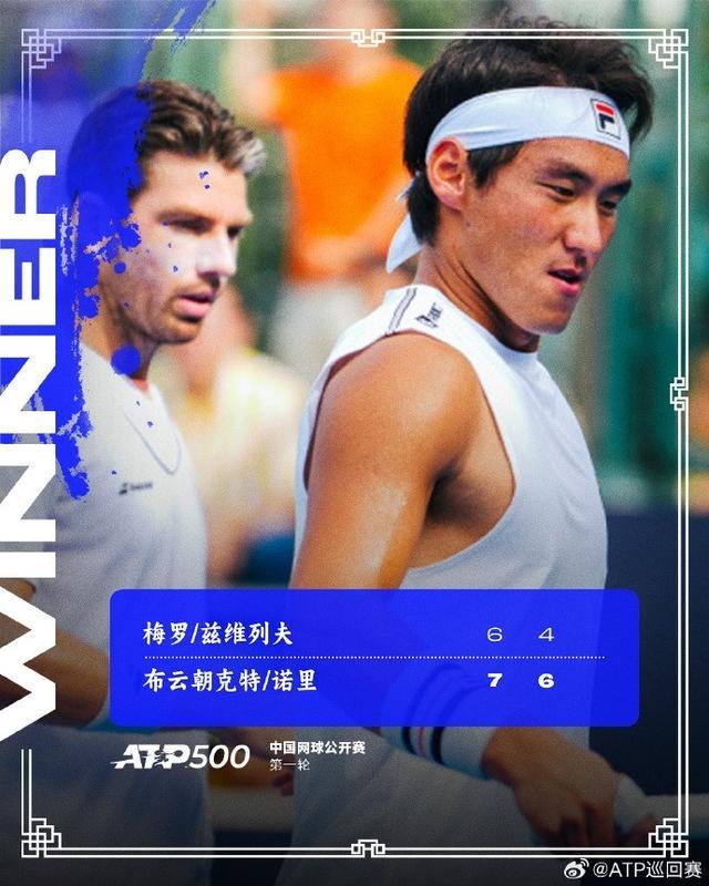 中网男双首轮：布云朝克特/诺里组合力克强敌 2-0完胜开门红