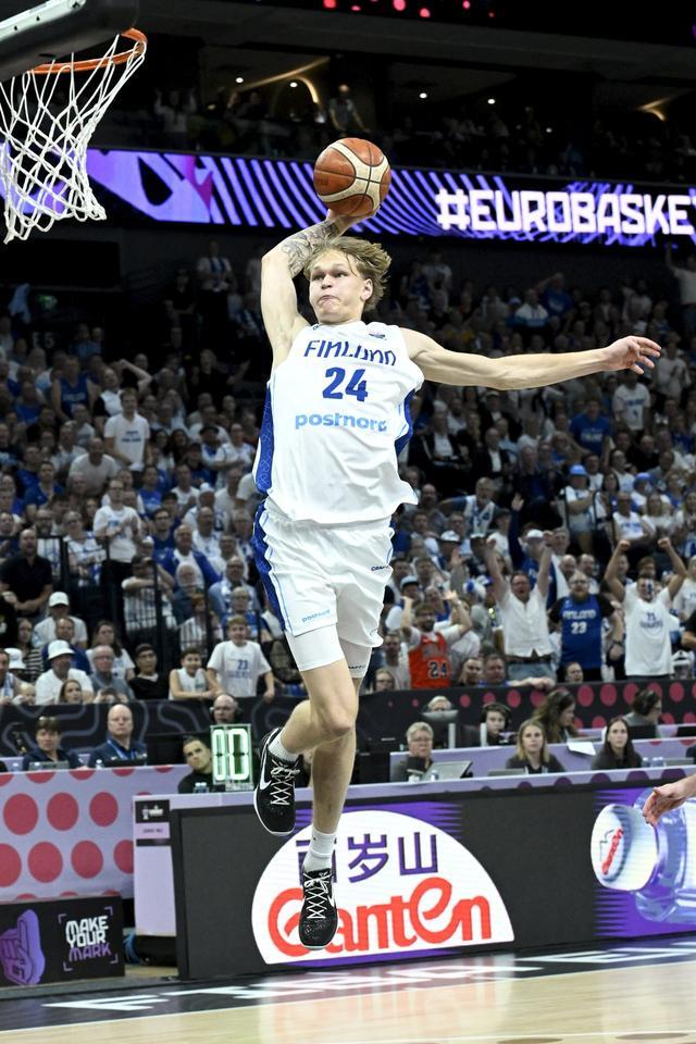 18岁芬兰新星穆里宁或进军职业联赛 明年有望参选NBA