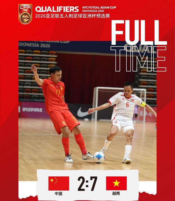 4-0！中国五人制男足末轮强势出击，7队提前锁定亚洲杯正赛