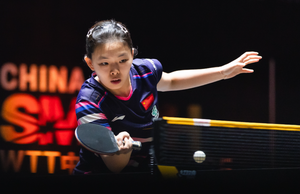 16岁新星闪耀！姚睿轩3-0横扫对手，孙颖莎师妹未来可期