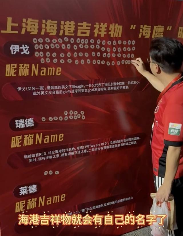海港俱乐部吉祥物候选名称揭晓：伊戈、瑞德、莱德三选一