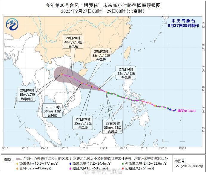 台风博罗依卫星云图