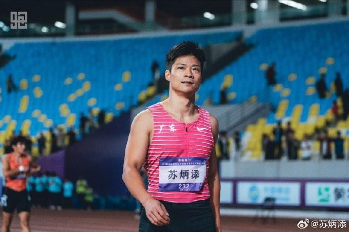 苏炳添领衔广东队破省纪录，感恩信任再战赛场