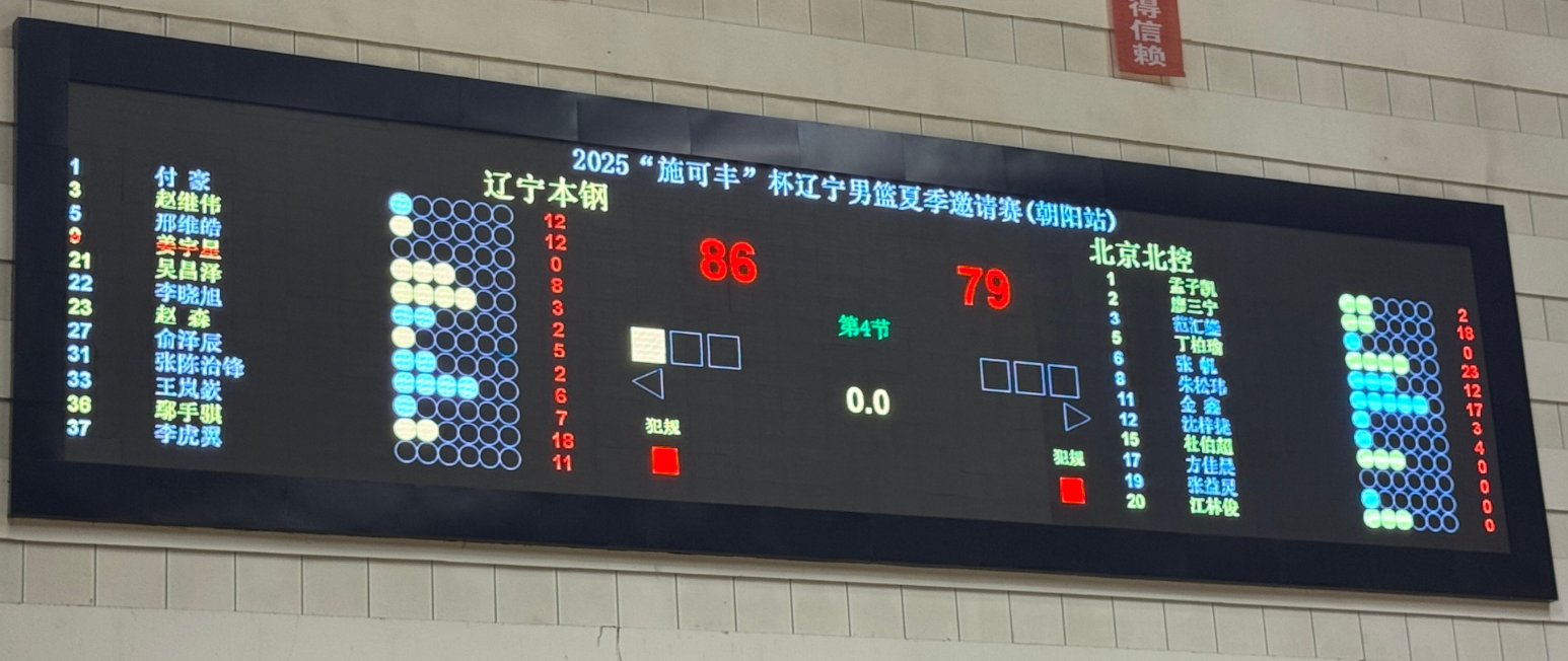 辽宁热身赛力克北控，鄢手骐18分领衔，赵继伟12分助力