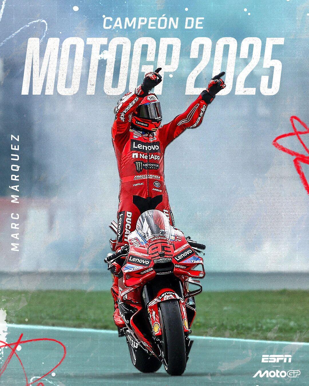 马克·马奎兹荣膺全组别九冠王，MotoGP七冠王传奇再续