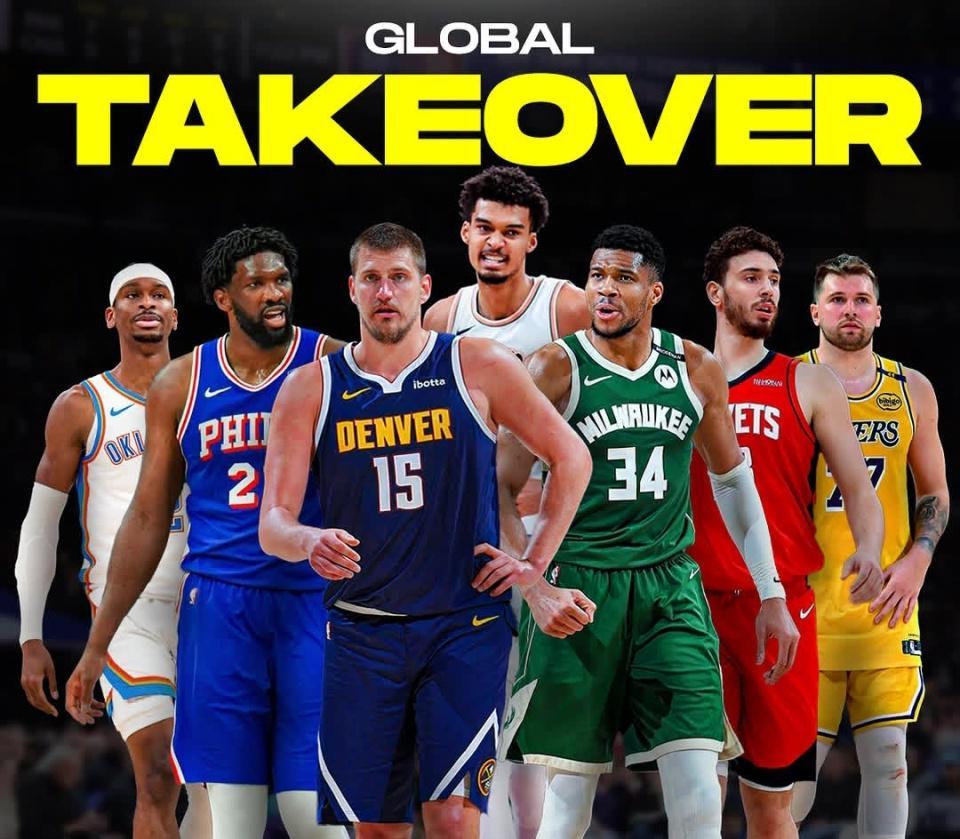 国际球星崛起！NBA全明星赛世界队或掀翻美国队，MVP进入全球时代