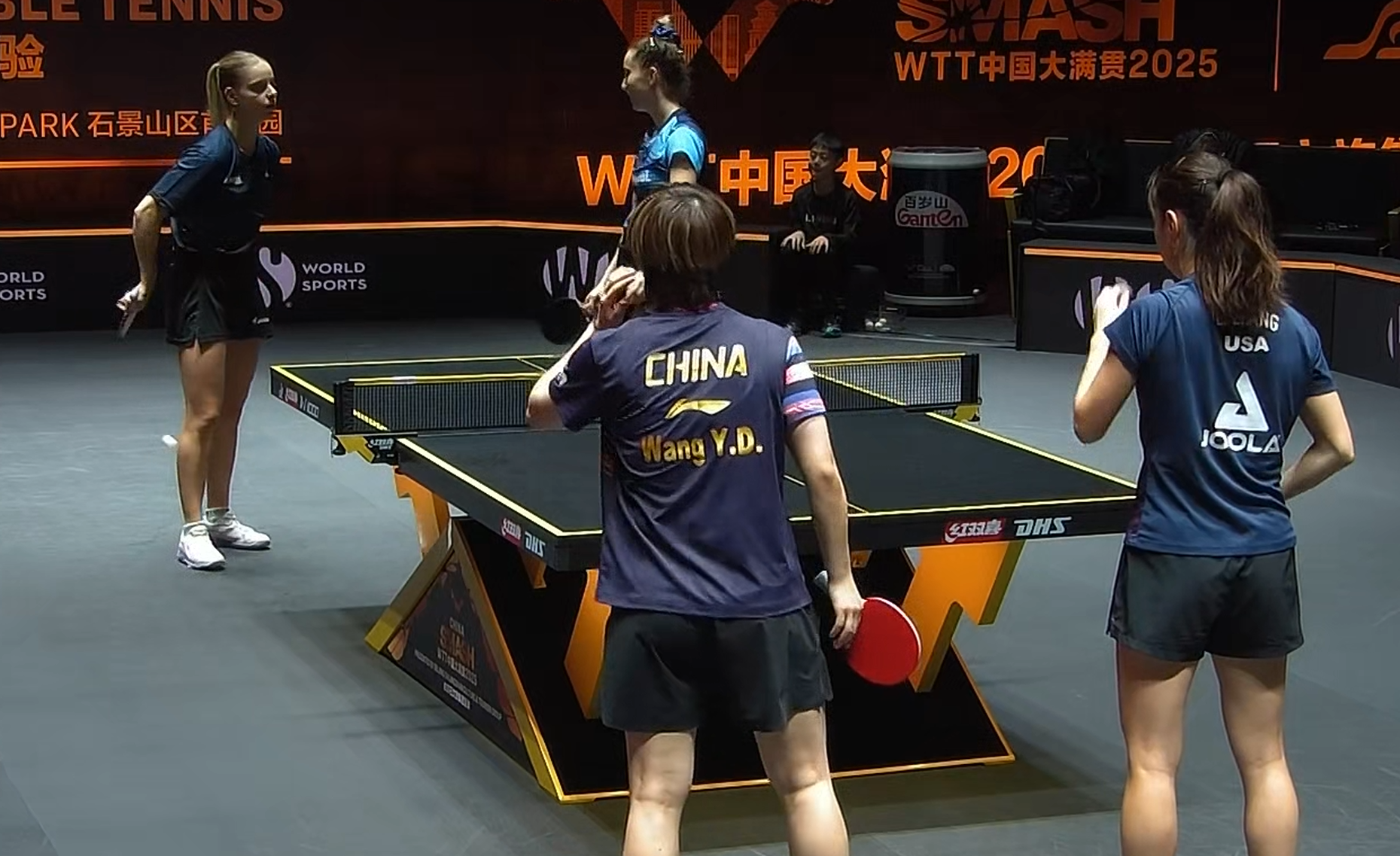 王艺迪/张安3-0完胜德拉戈曼/卢茨，王艺迪成关键，下轮迎战中国组合