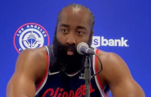 哈登公开表态：快船新赛季目标直指NBA总冠军