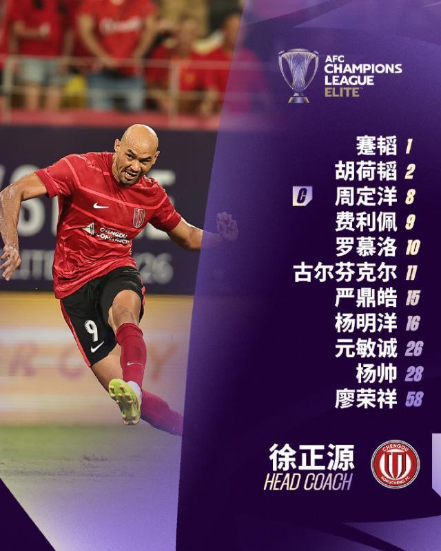 蓉城vs江原FC赛前合影